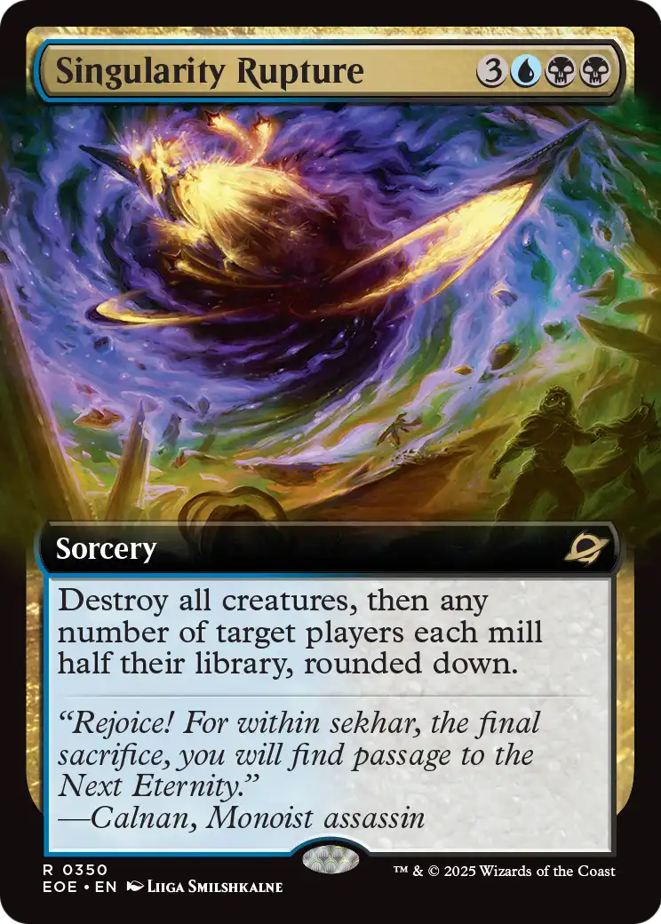 Singularity Rupture