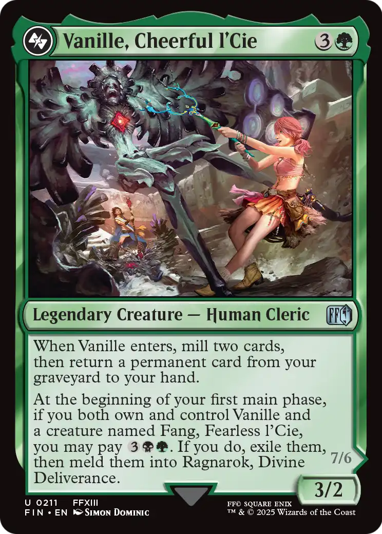 Vanille, Cheerful l'Cie // Ragnarok, Divine Deliverance