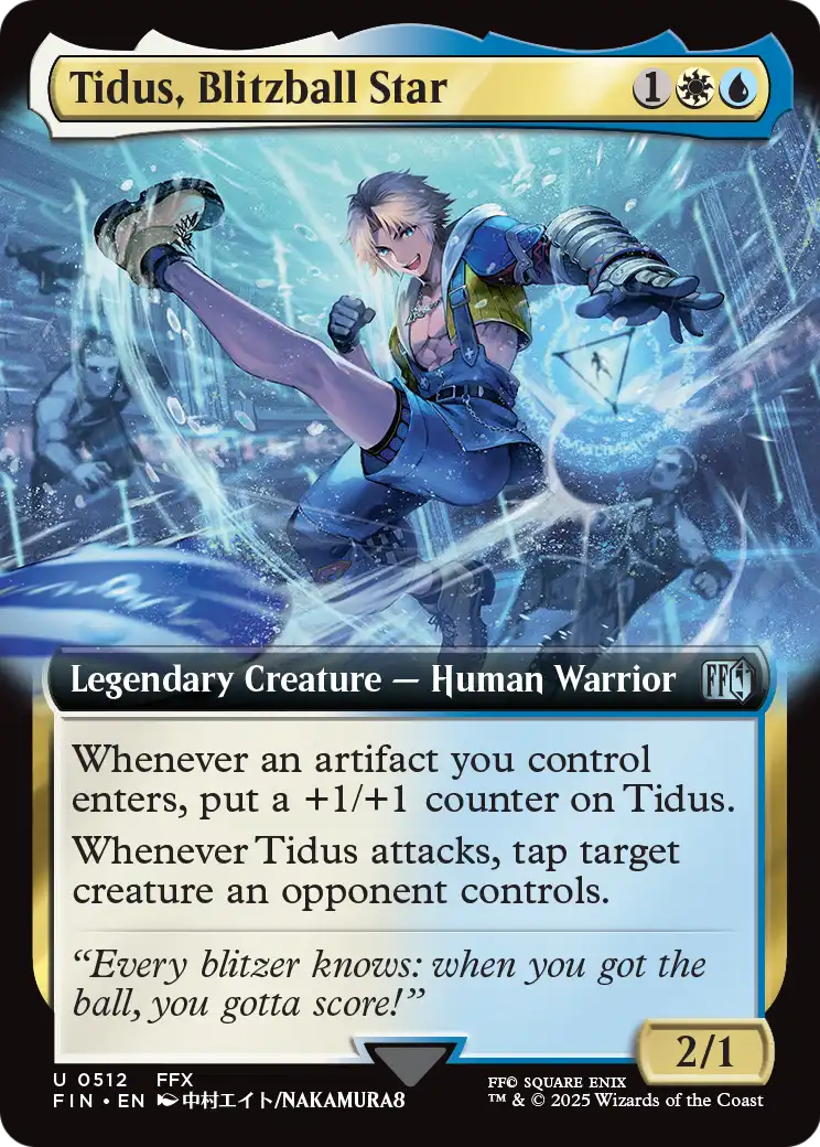 Tidus, Blitzball Star