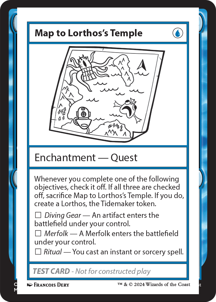 Map to Lorthos's Temple