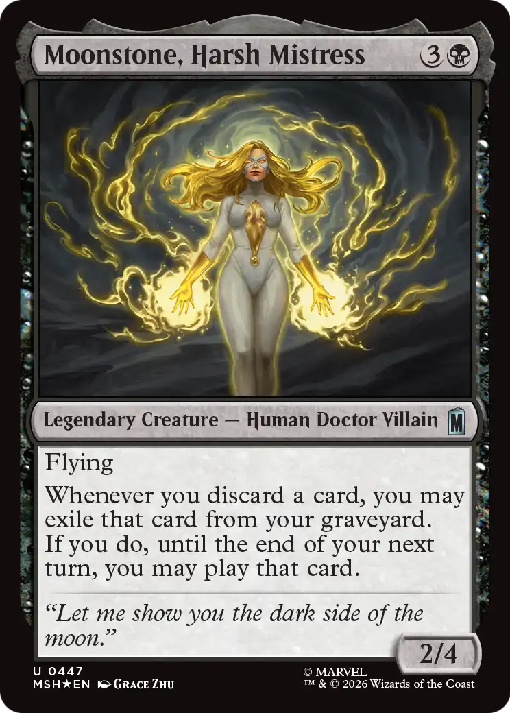 Moonstone, Harsh Mistress
