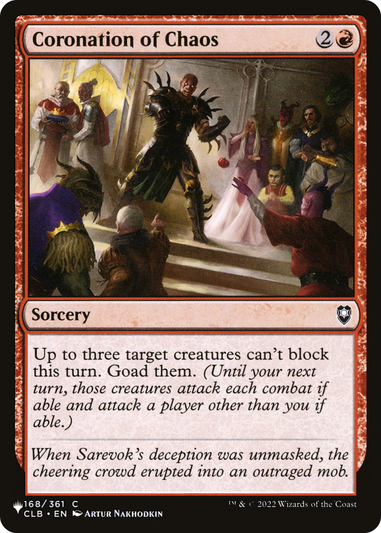 Coronation of Chaos