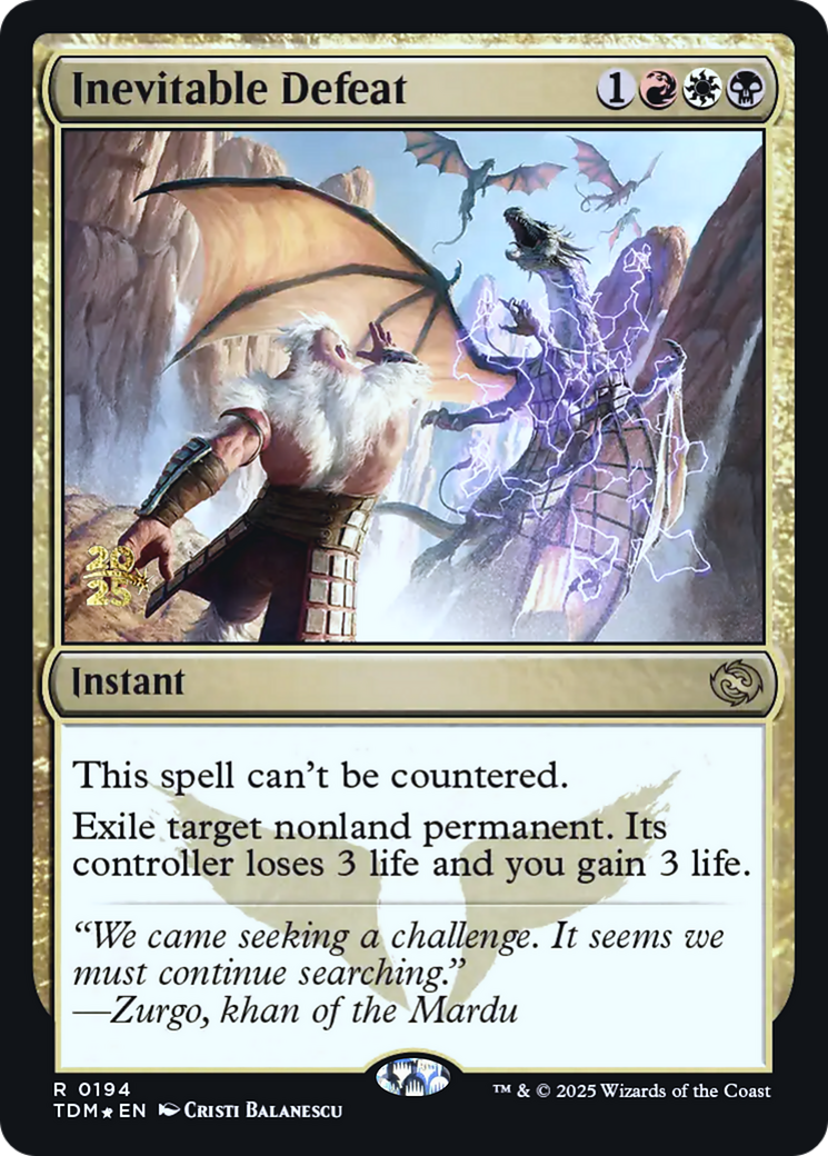 Inevitable Defeat