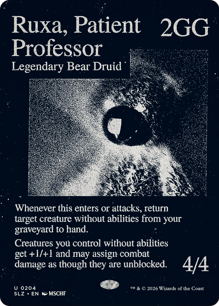 Ruxa, Patient Professor