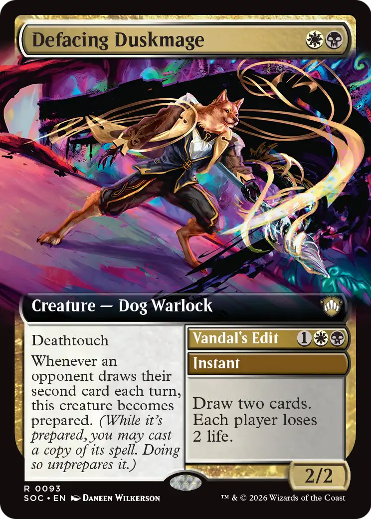 Defacing Duskmage // Vandal's Edit