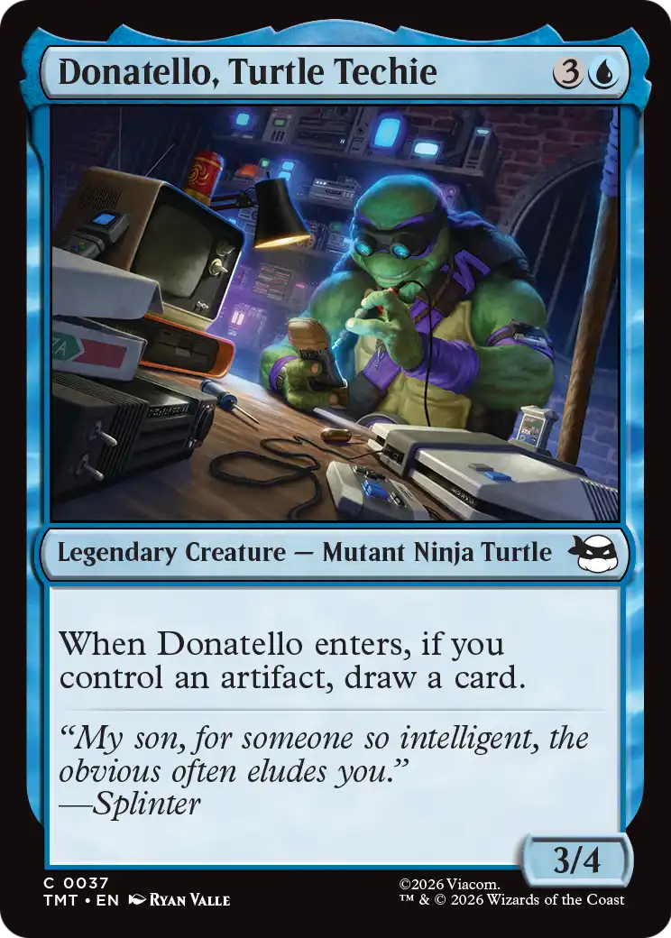 Donatello, Turtle Techie