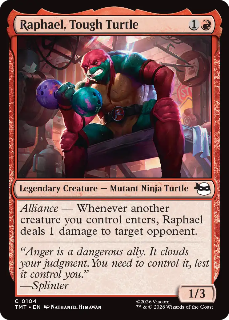 Raphael, Tough Turtle
