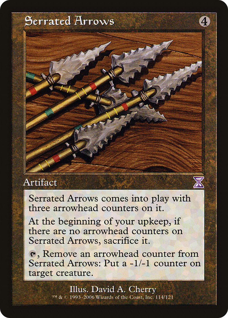 Serrated Arrows