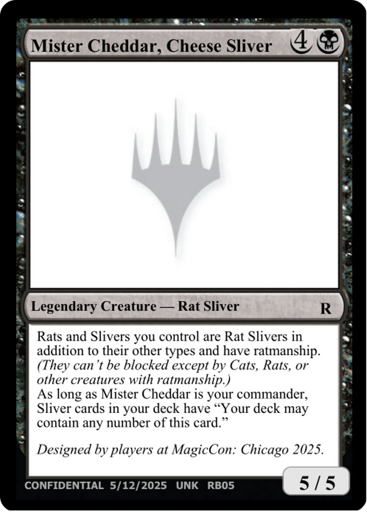 Mister Cheddar, Cheese Sliver