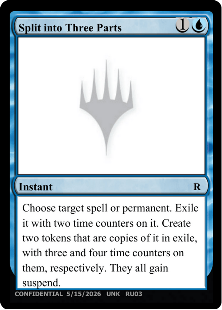 Split into Three Parts