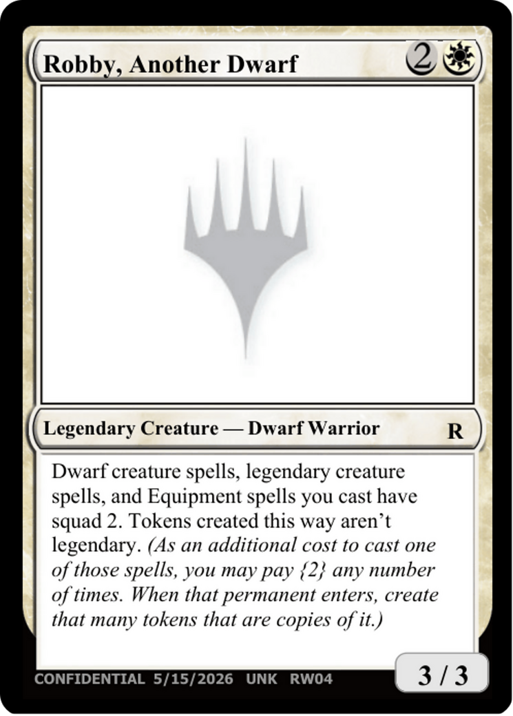 Robby, Another Dwarf