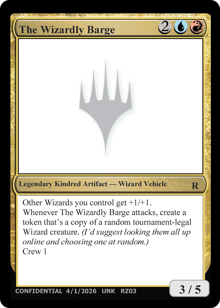 The Wizardly Barge