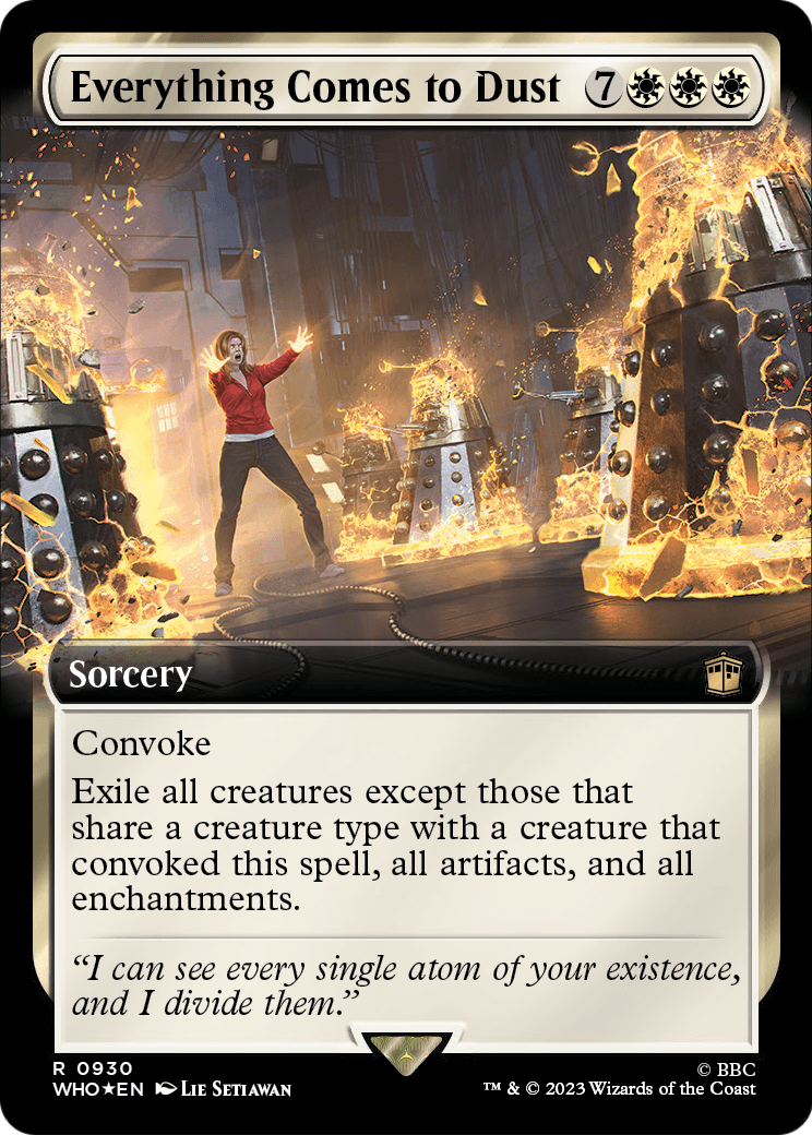 Everything Comes to Dust