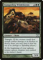 Stampeding Wildebeests