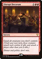 Disrupt Decorum