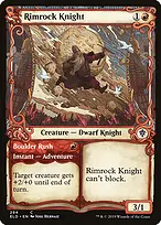 Rimrock Knight // Boulder Rush