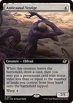 Anticausal Vestige