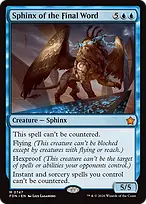 Sphinx of the Final Word