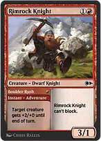 Rimrock Knight // Boulder Rush