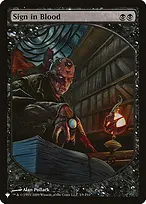 Sign in Blood