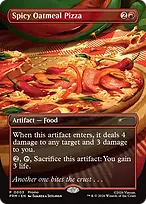 Spicy Oatmeal Pizza