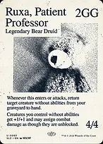 Ruxa, Patient Professor