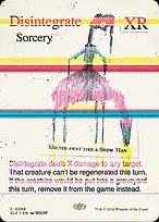 Disintegrate