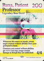 Ruxa, Patient Professor