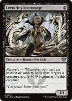 Lecturing Scornmage