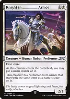 Knight in _____ Armor