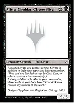 Mister Cheddar, Cheese Sliver