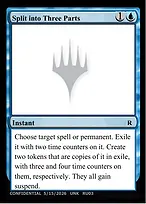 Split into Three Parts